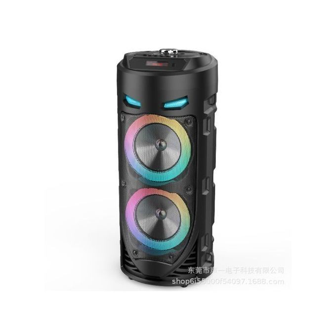 Speaker Bluetooth zqs 4239 - Micro Karaoké - Radio FM -Effet LED clignotant