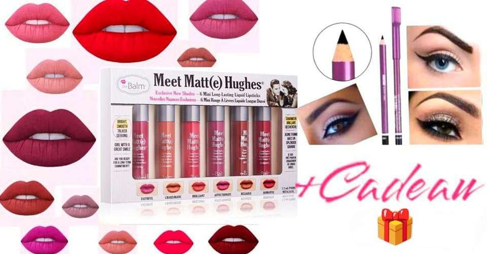 Six gloss avec Crayon correcteur sourcils