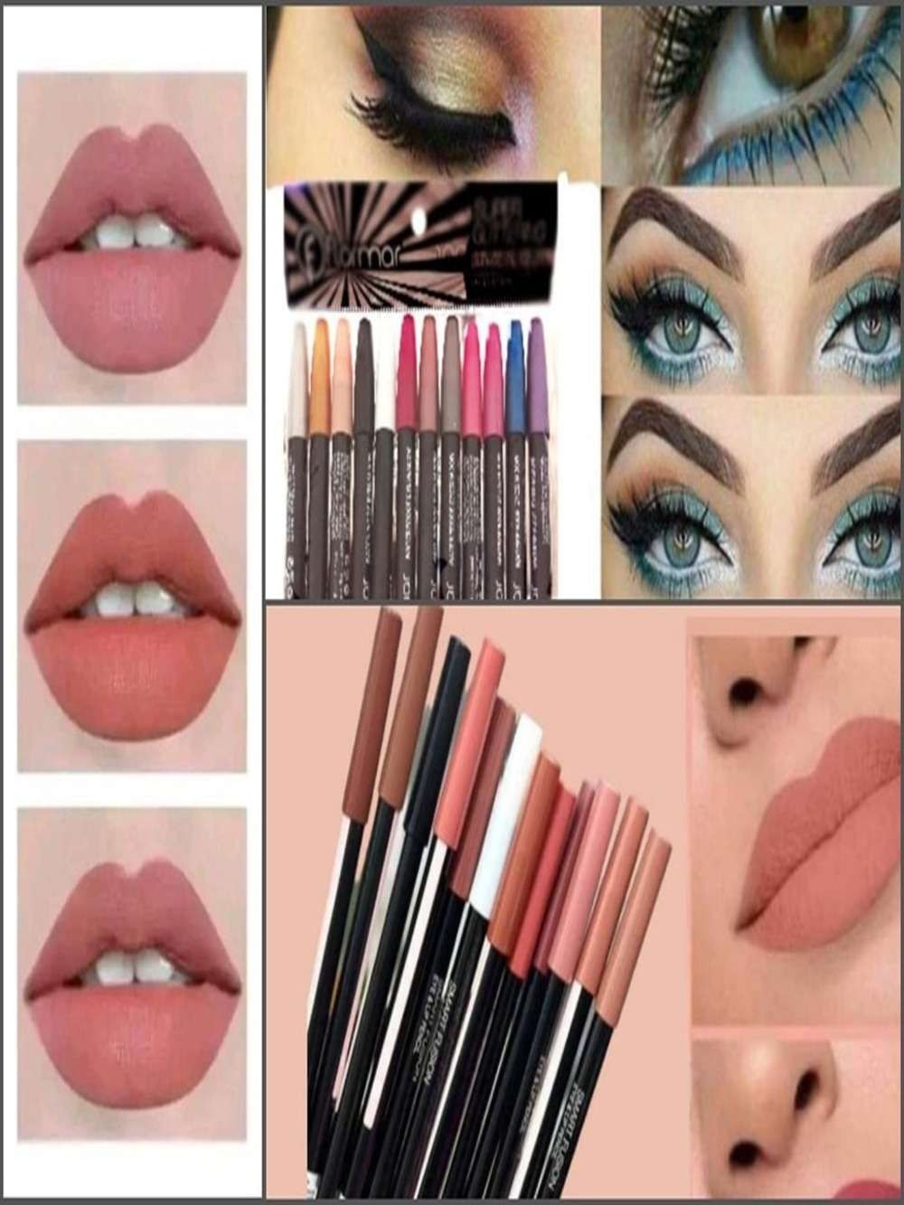 PACK DE EYELINER ET LIPSTICK