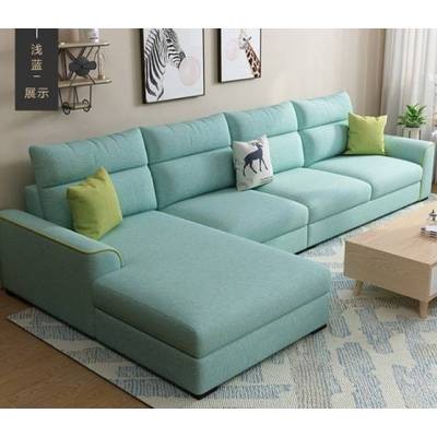 Canapé d'Angle Nouhe 2m*3m *85 cm / Turquoise