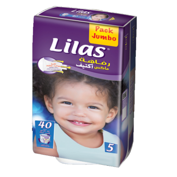 T5 Confort max Jumbo Lilas 40 Pièces