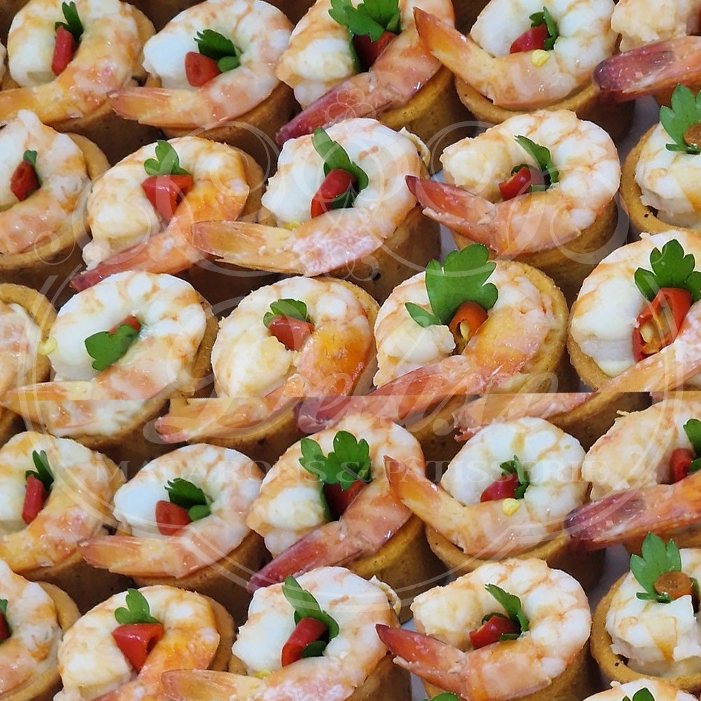 Tartelettes aux Crevettes – 20 Pièces