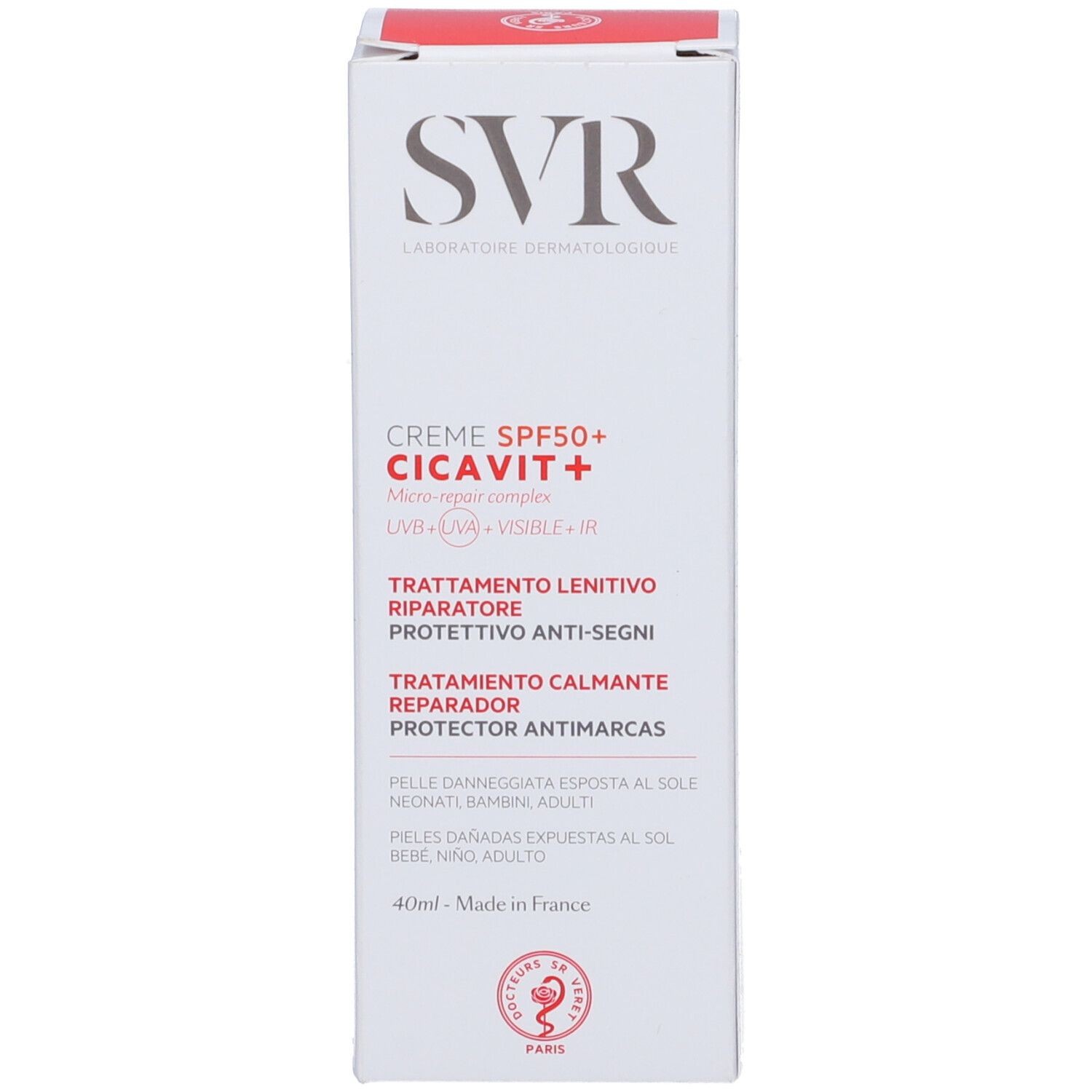 SVR CICAVIT+ Crème SPF50 40ml