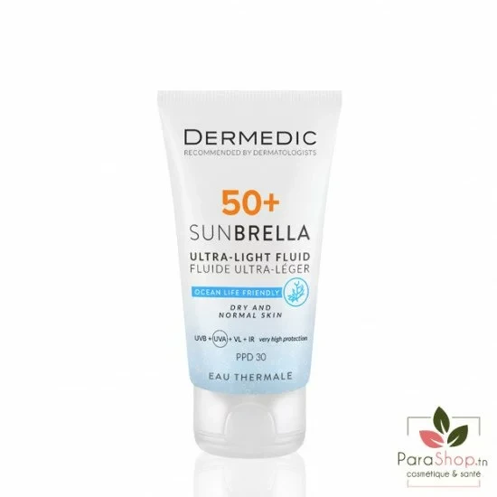 DERMEDIC SUNBRELLA FLUIDE ULTRA LEGER SPF50 + 1 GRATUIT