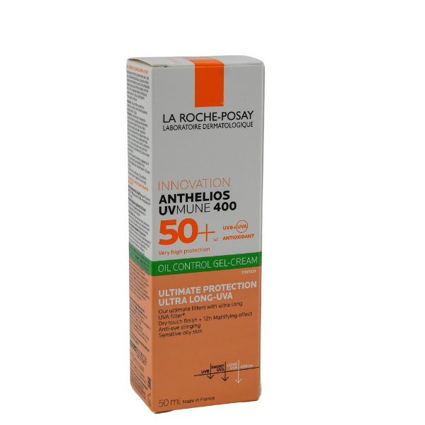 ANTHELIOS UVMUNE400 OIL CONTROL GEL CR TEINTE SFP50+ 50ML