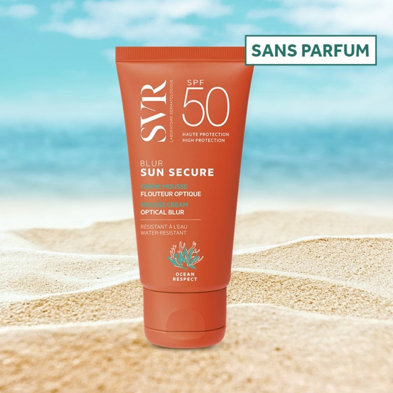 SUN SECURE "BLUR SPF 50+" SANS PARFUM 50 ML