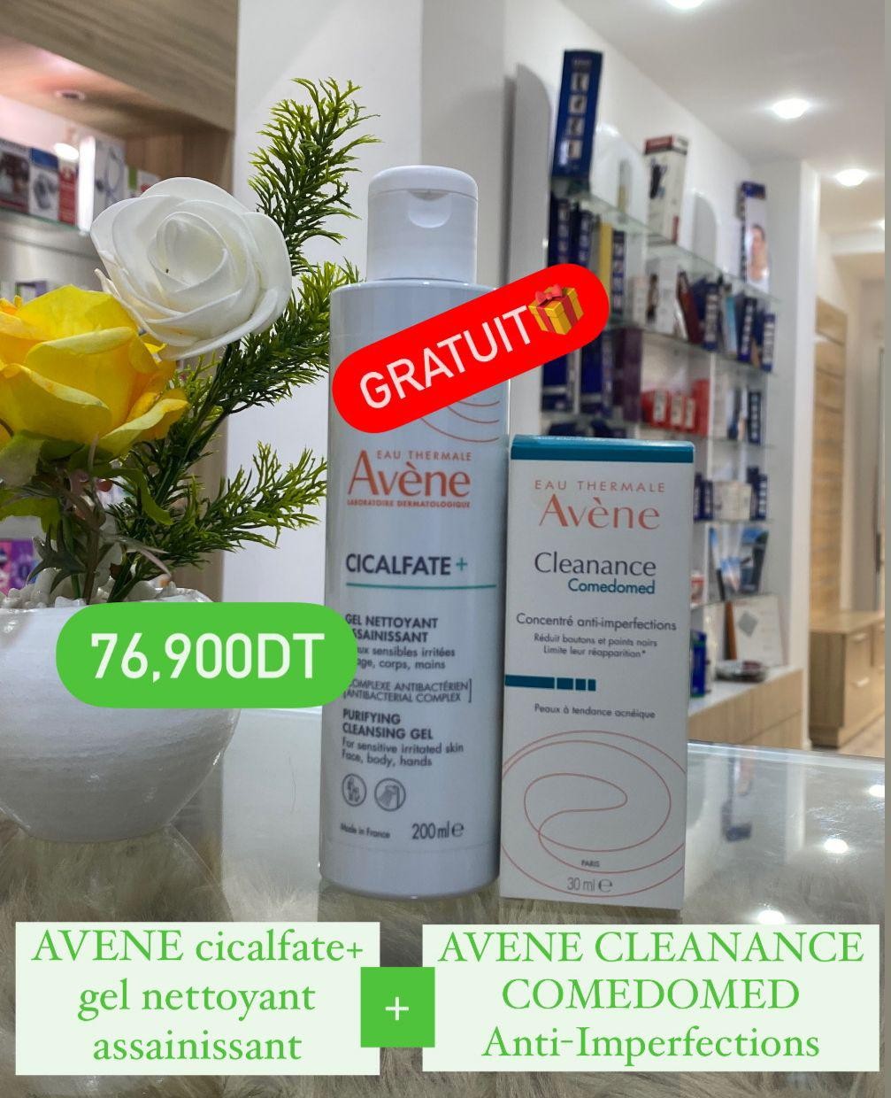 coffre Avéne gel nettoyant+cleanance