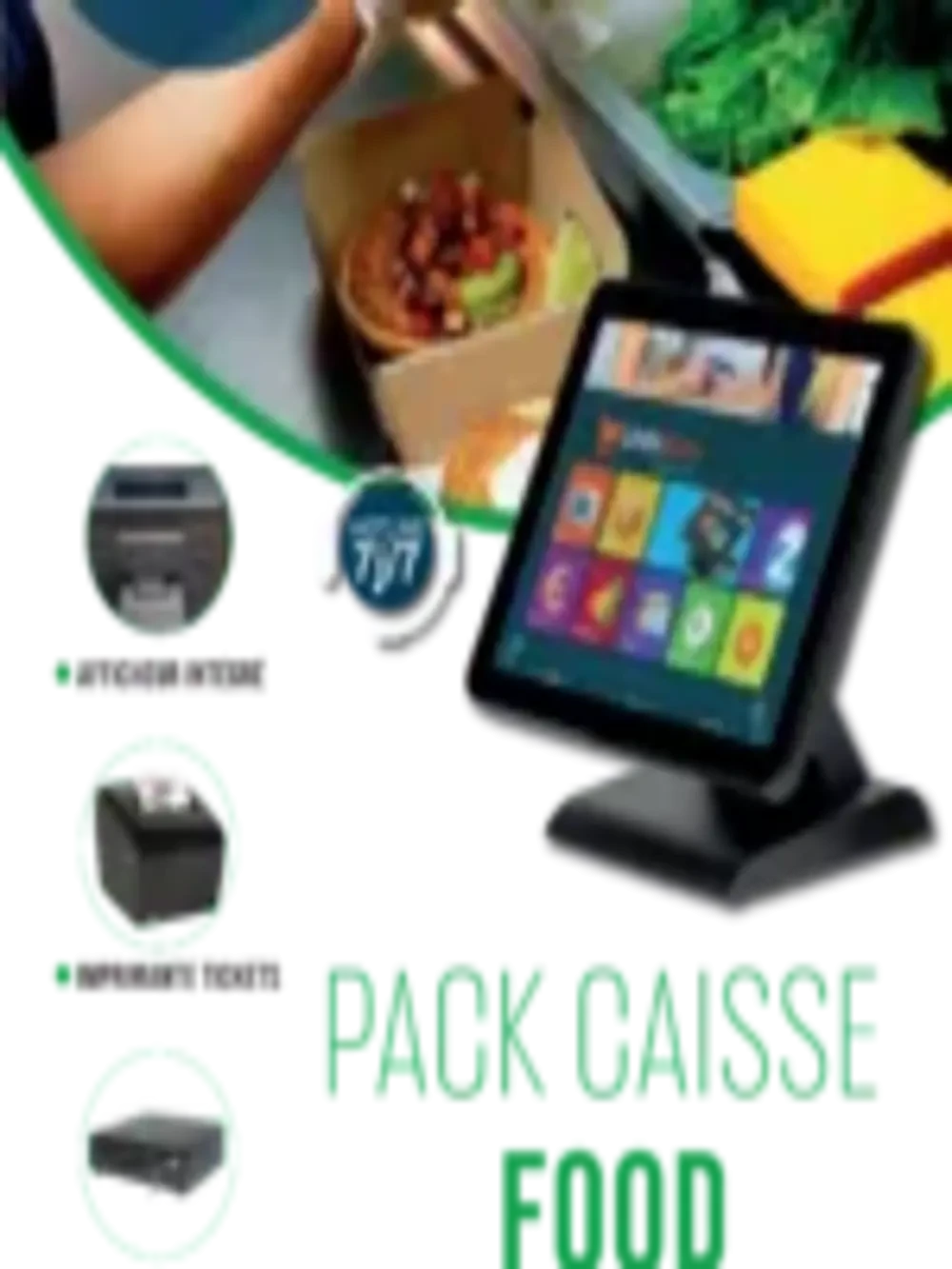 Pack Caisse Fast Food, Boulangeries & Snacking -Linéo Food