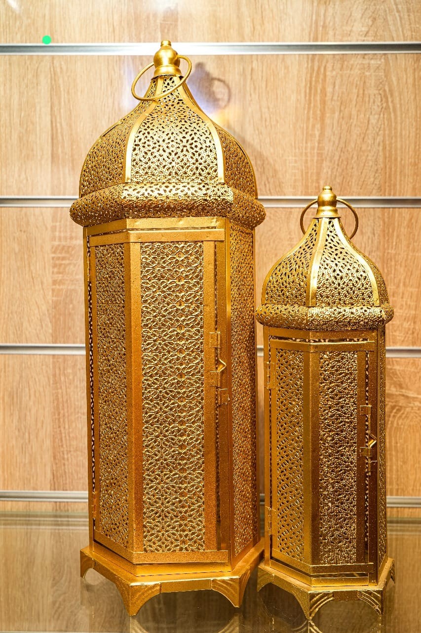 2 pieces deco gold