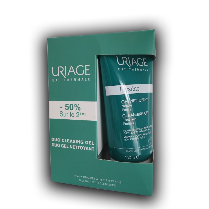 URIAGE COFFRET DUO HYSEAC GEL NETTOYANT