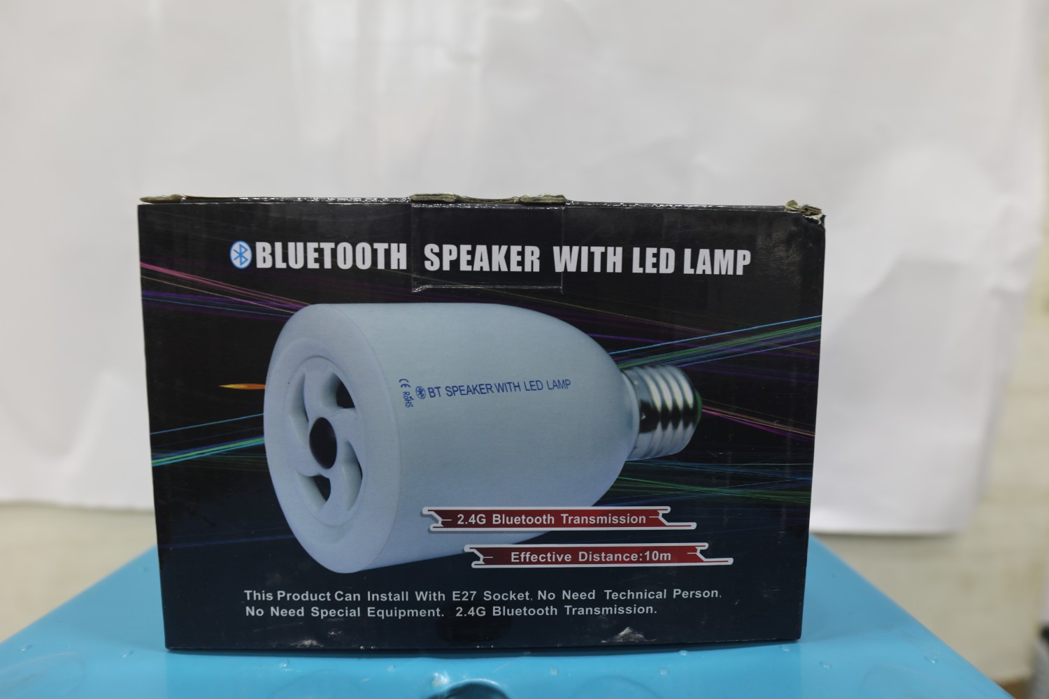 Bluetooth speaker with led lampe